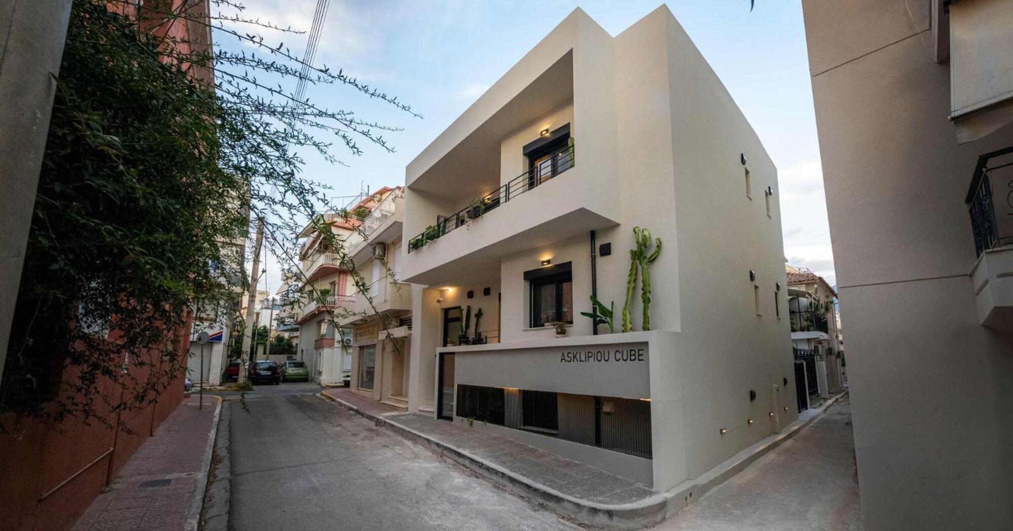 Asklipiou Cube - Kalamata Mediterranean Suites Exterior foto